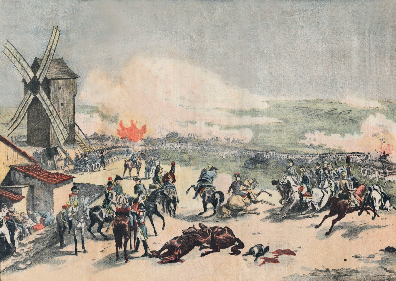 Bitwa Valmy 20 września autorstwa Emile Jean Horace Vernet