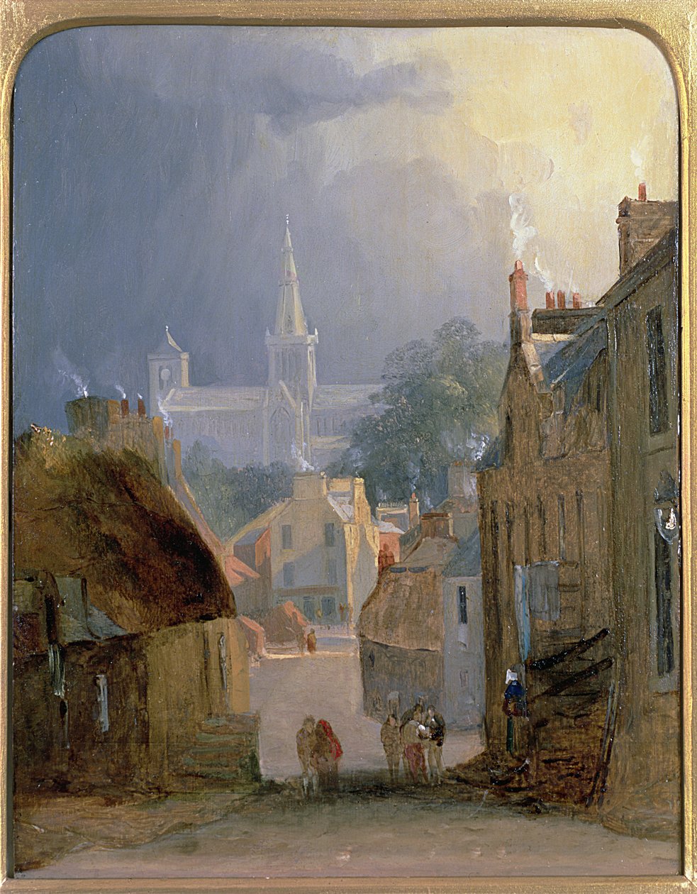 Old Glasgow, 1840 r. autorstwa Horatio McCulloch