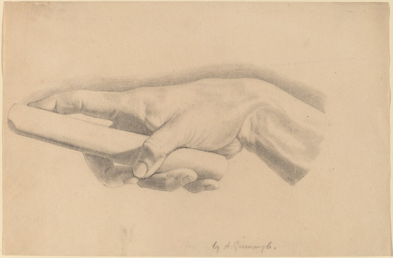 Studium ręki autorstwa Horatio Greenough