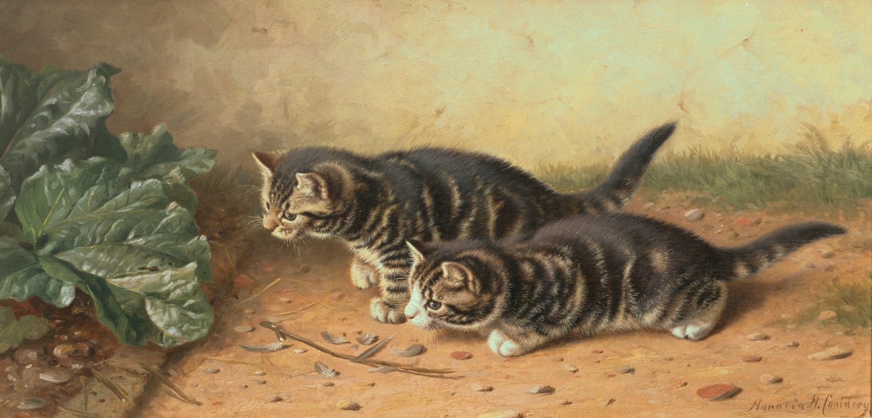 Narożny (olej na płótnie) autorstwa Horatio Henry Couldery