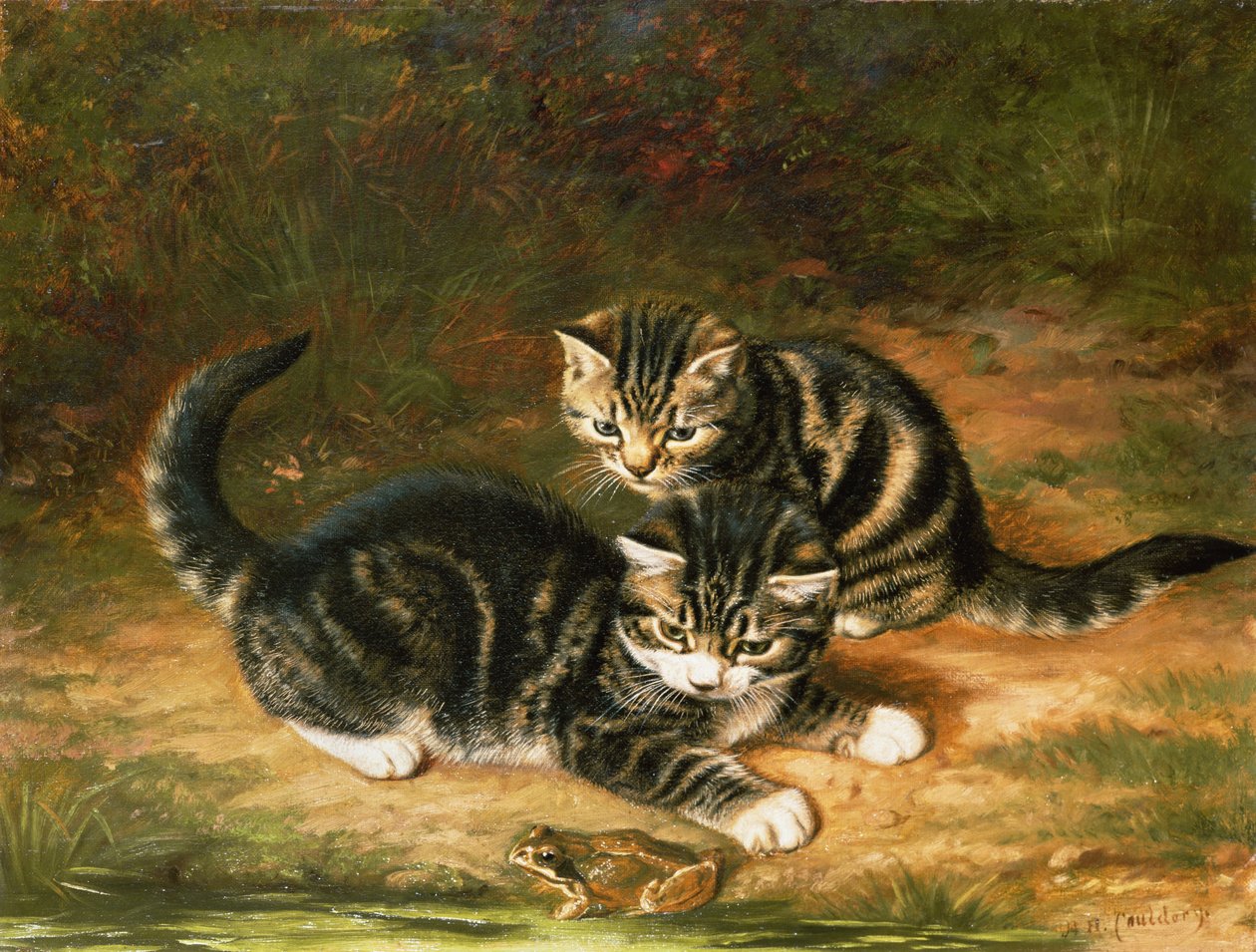 Kocięta autorstwa Horatio Henry Couldery