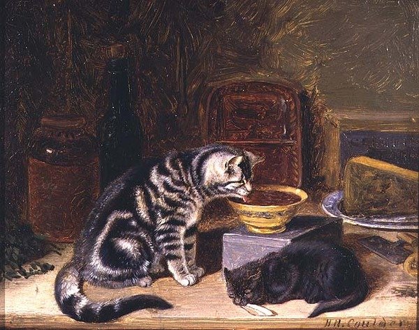 Dwa koty autorstwa Horatio Henry Couldery