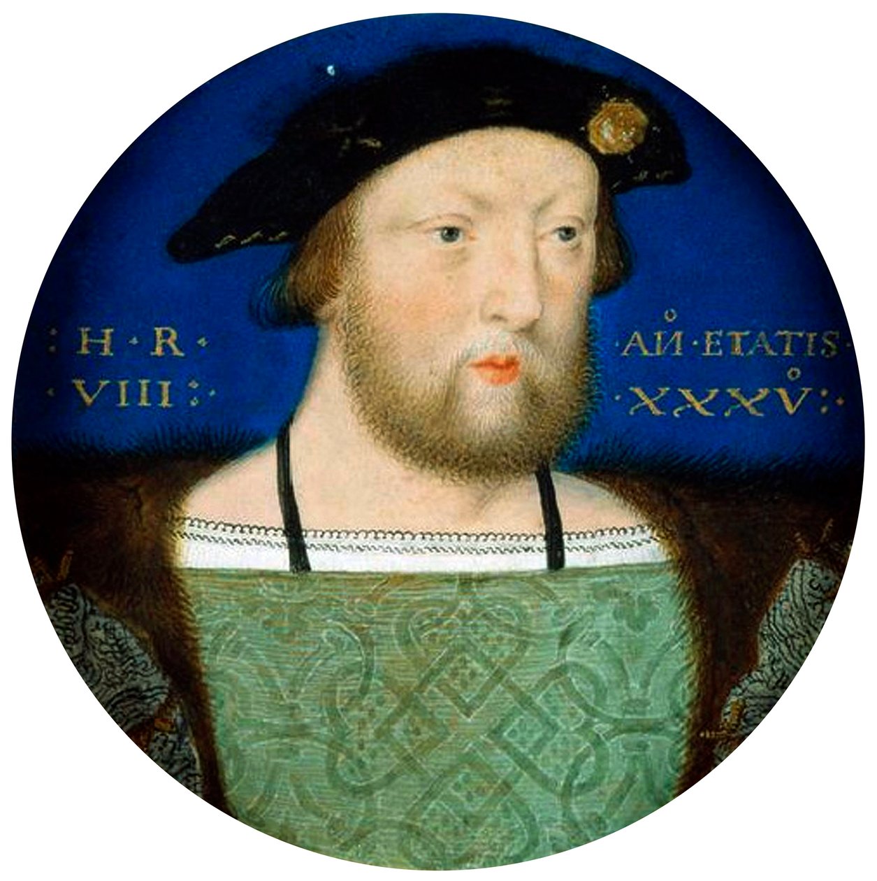 Portret króla Henryka VIII z Anglii, ok. 1930 r. 1525 autorstwa Lucas Horenbout or Hornebault
