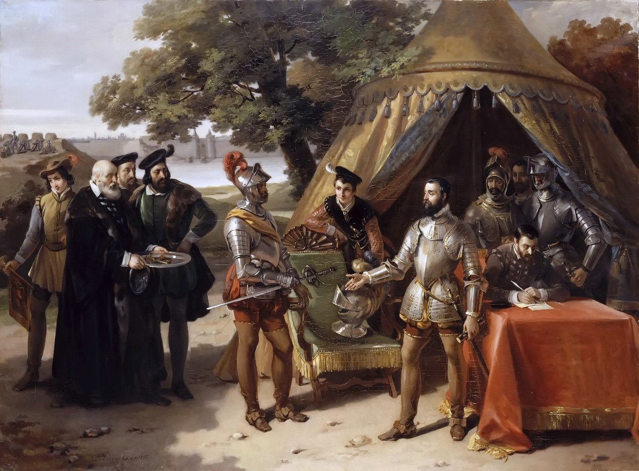 Oblężenie Thionville, 23 czerwca 1558 autorstwa Hortense Haudebourt Lescot