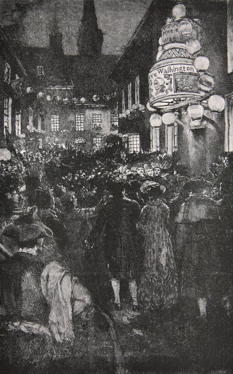 Uroczystość w noc Inauguracji autorstwa Howard Pyle