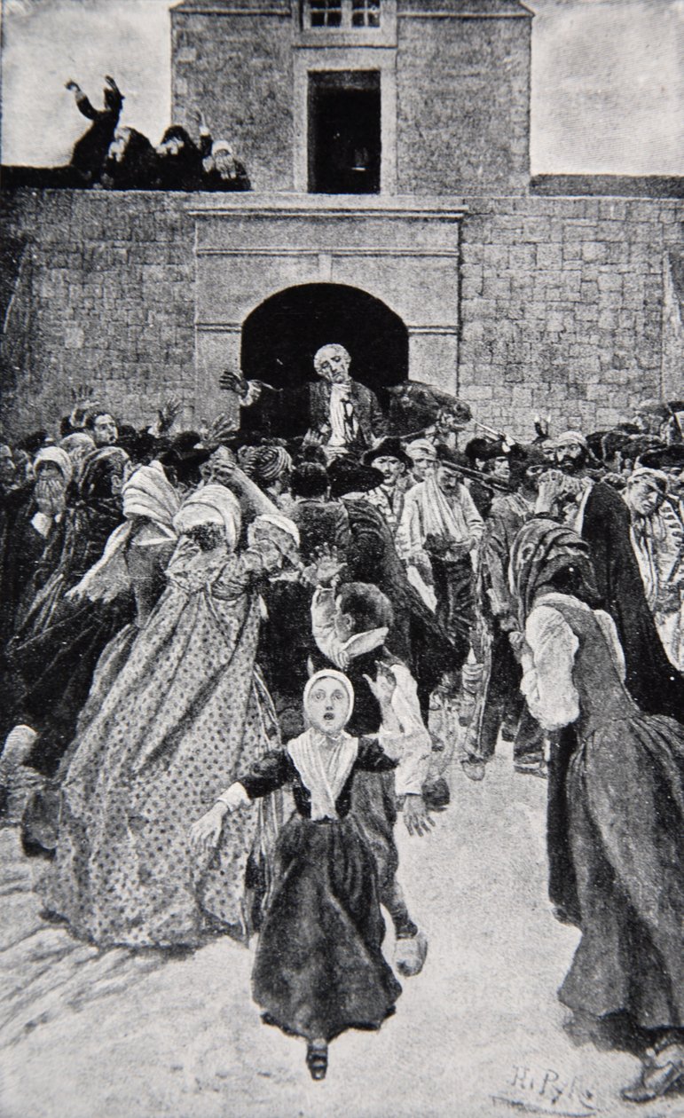 Upadek Montcalm autorstwa Howard Pyle