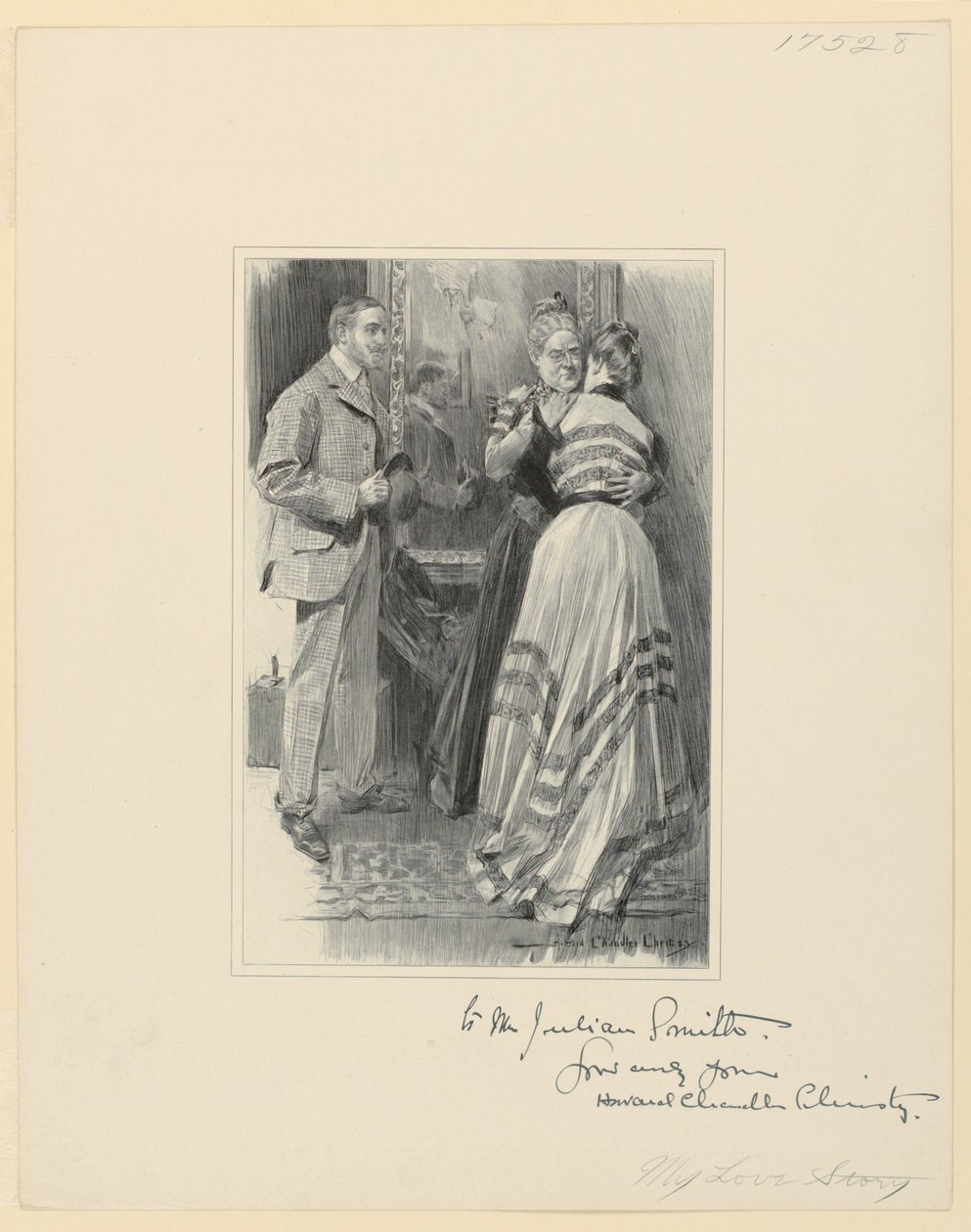 Stałem bez słowa w moim oszołomieniu autorstwa Howard Chandler Christy