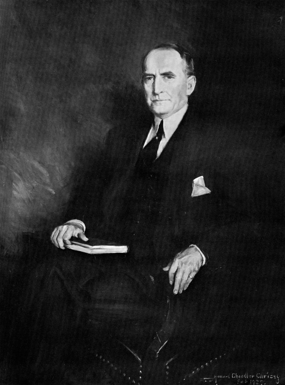 William Brockman Bankhead, przewodniczący Izby Reprezentantów, c1937. autorstwa Howard Chandler Christy