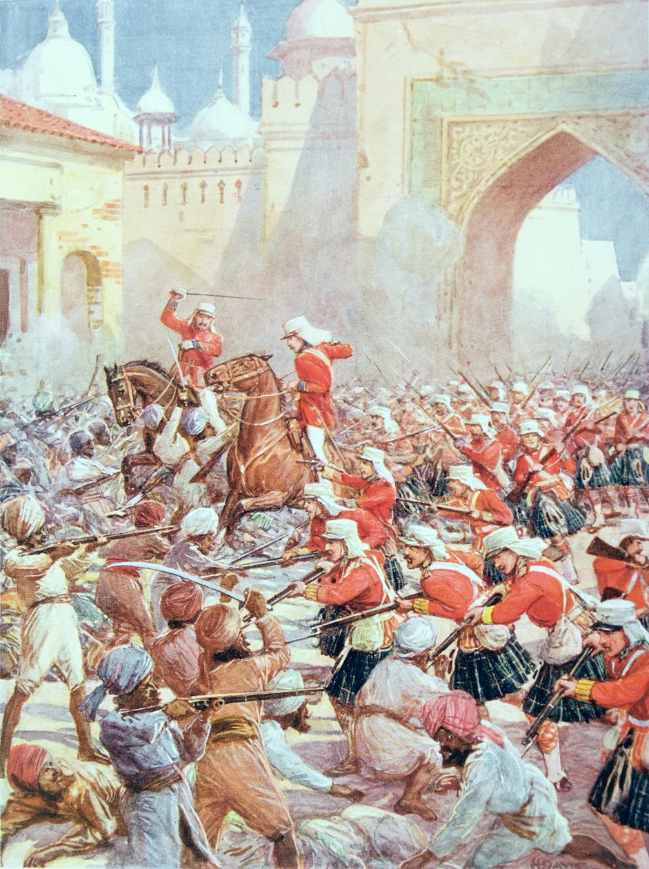 Sir Henry Havelock (1795-1857) na Odsieczy Lucknow autorstwa Howard Davie