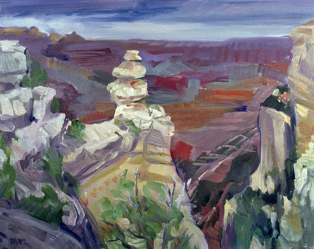 Słynna skała, Wielki Kanion, 2000 autorstwa Howard Ganz