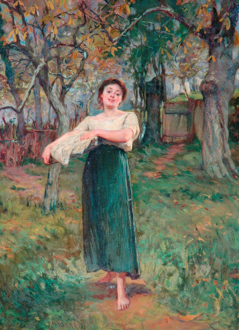 Pralnia, 1883 autorstwa Howard Helmick