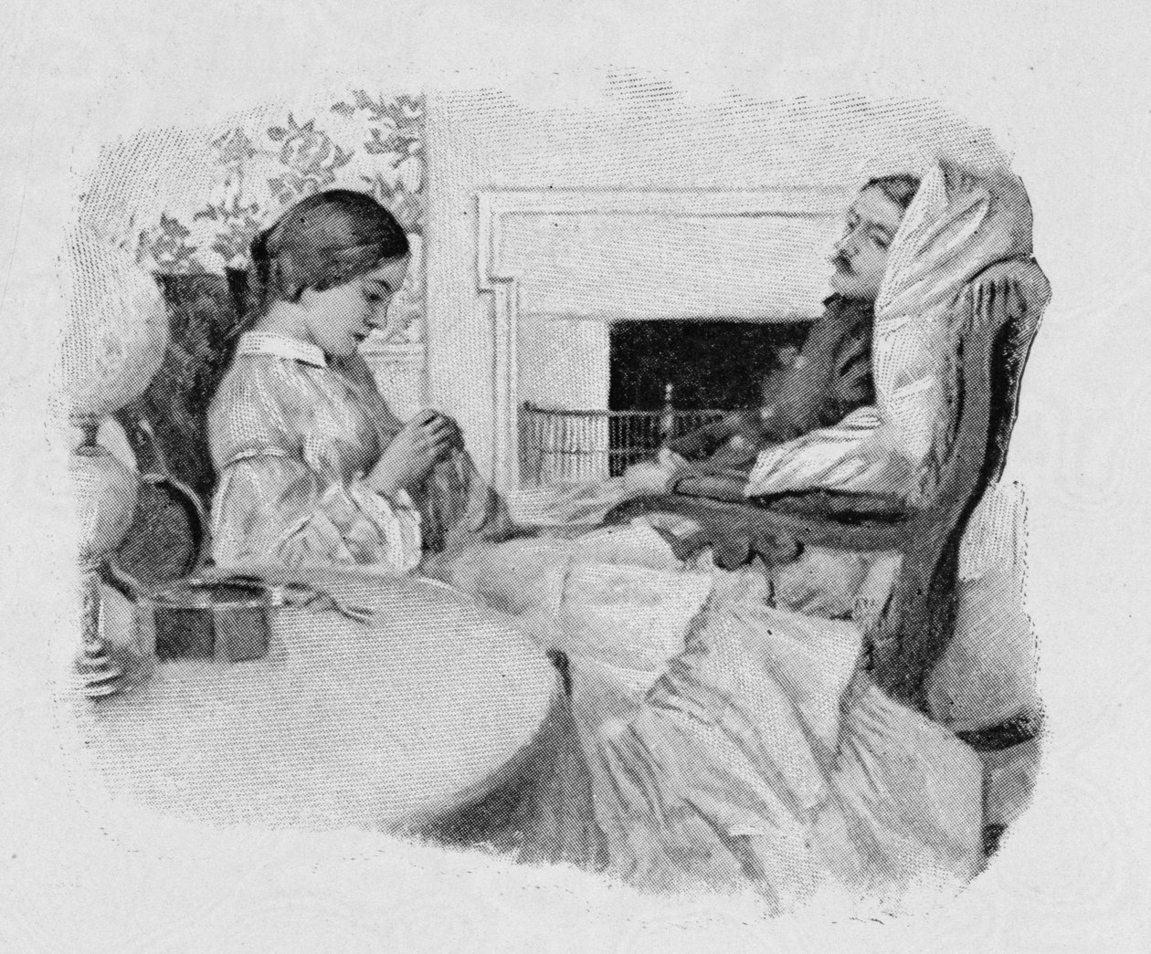A Soldier Convalescing at Home, z Harper