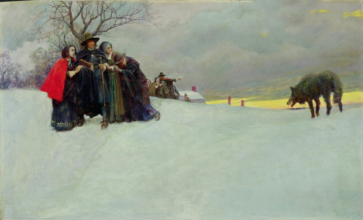 Wilka nie widziano w Salem od trzydziestu lat autorstwa Howard Pyle