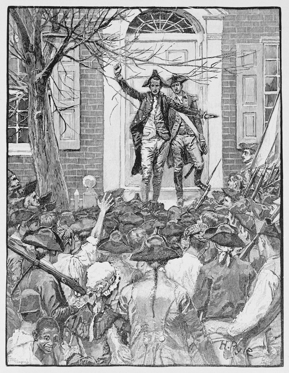 Alexander Hamilton Addressing the Mob, ilustracja z „King