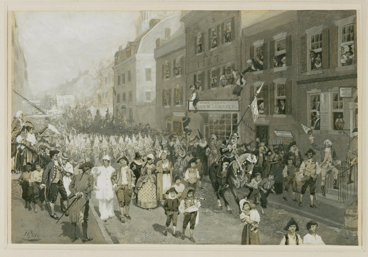 Karnawał, Filadelfia autorstwa Howard Pyle