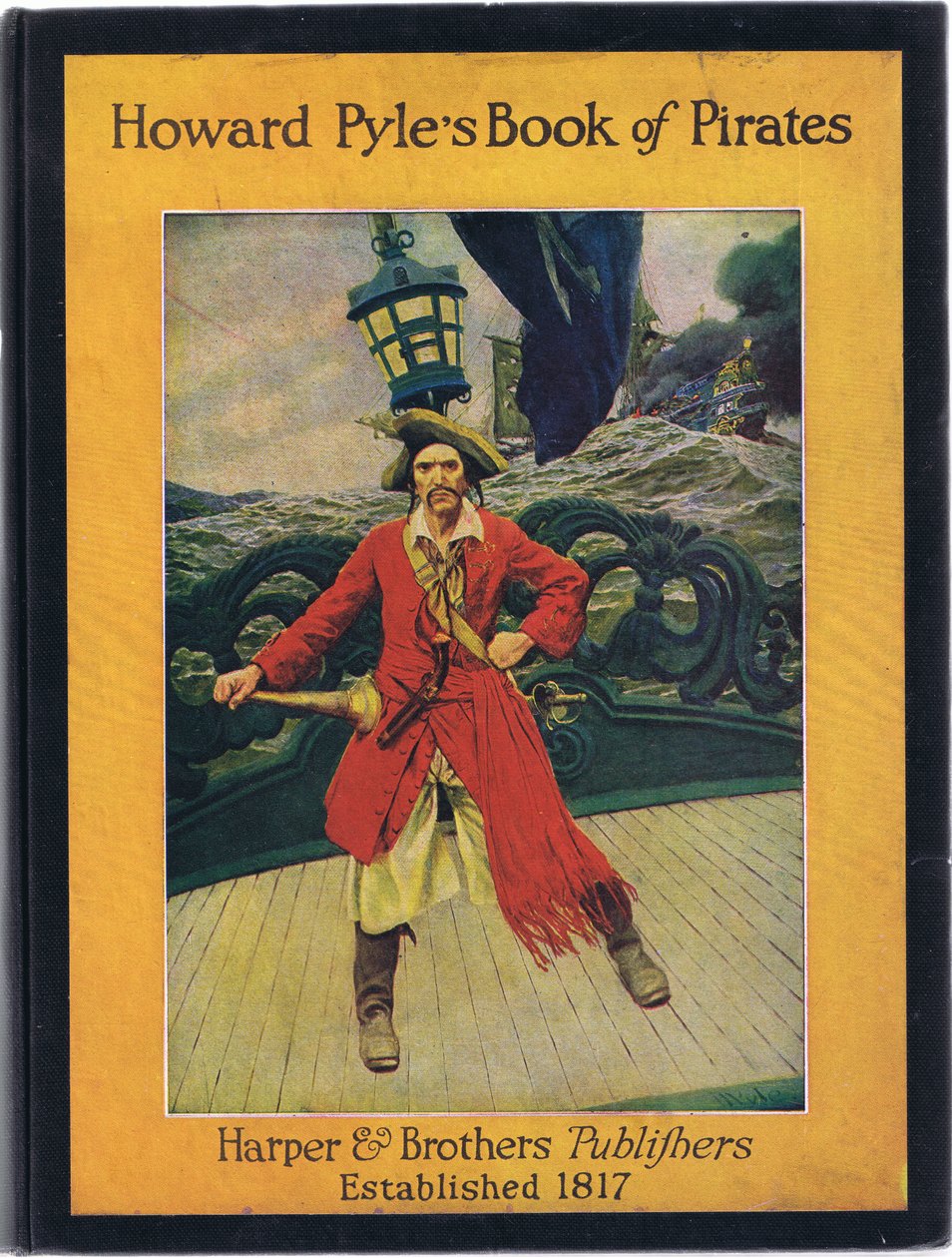Projekt okładki z Księgi piratów Howarda Pylesa wydanej przez Harper & Bros, 1921 autorstwa Howard Pyle