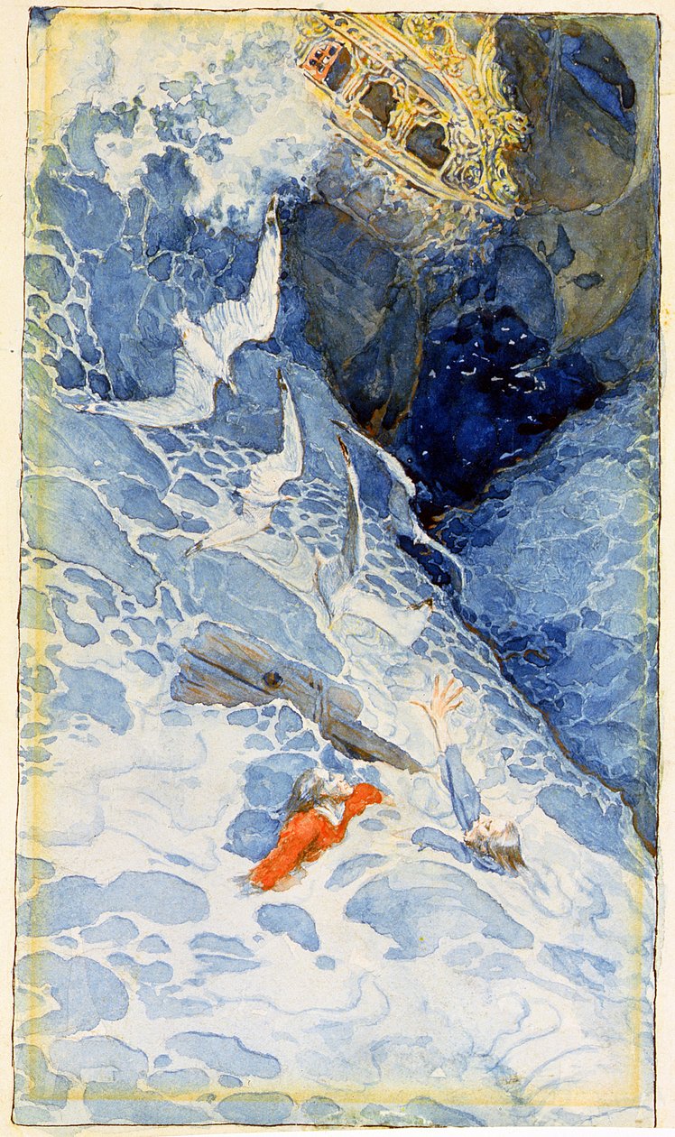 Hełm, Latający Holender, z „North Folk Legends of the Sea”, opublikowany w Harper