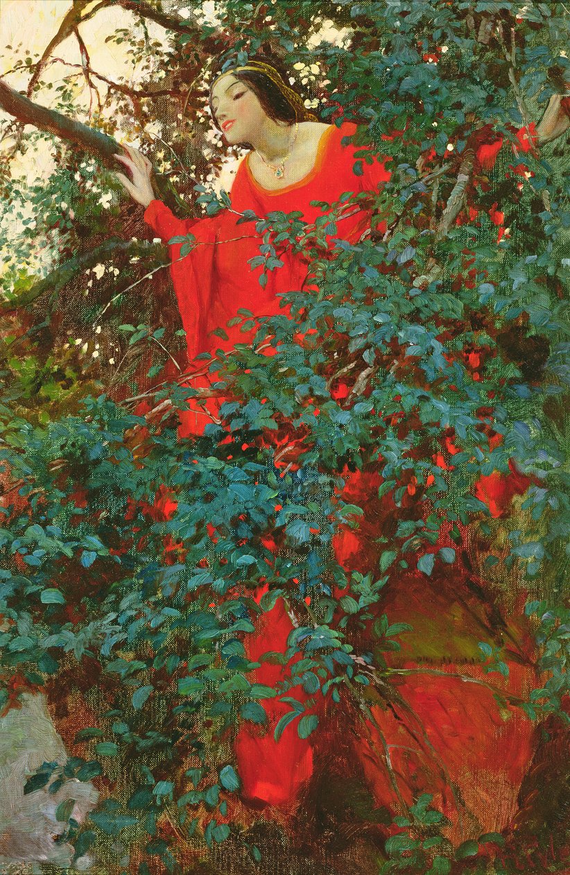 Tak więc zobaczyła go w mgnieniu oka, z „Lisiego pędzla” Jamesa Brancha Cabella (1879-1958), opublikowanego w Harper