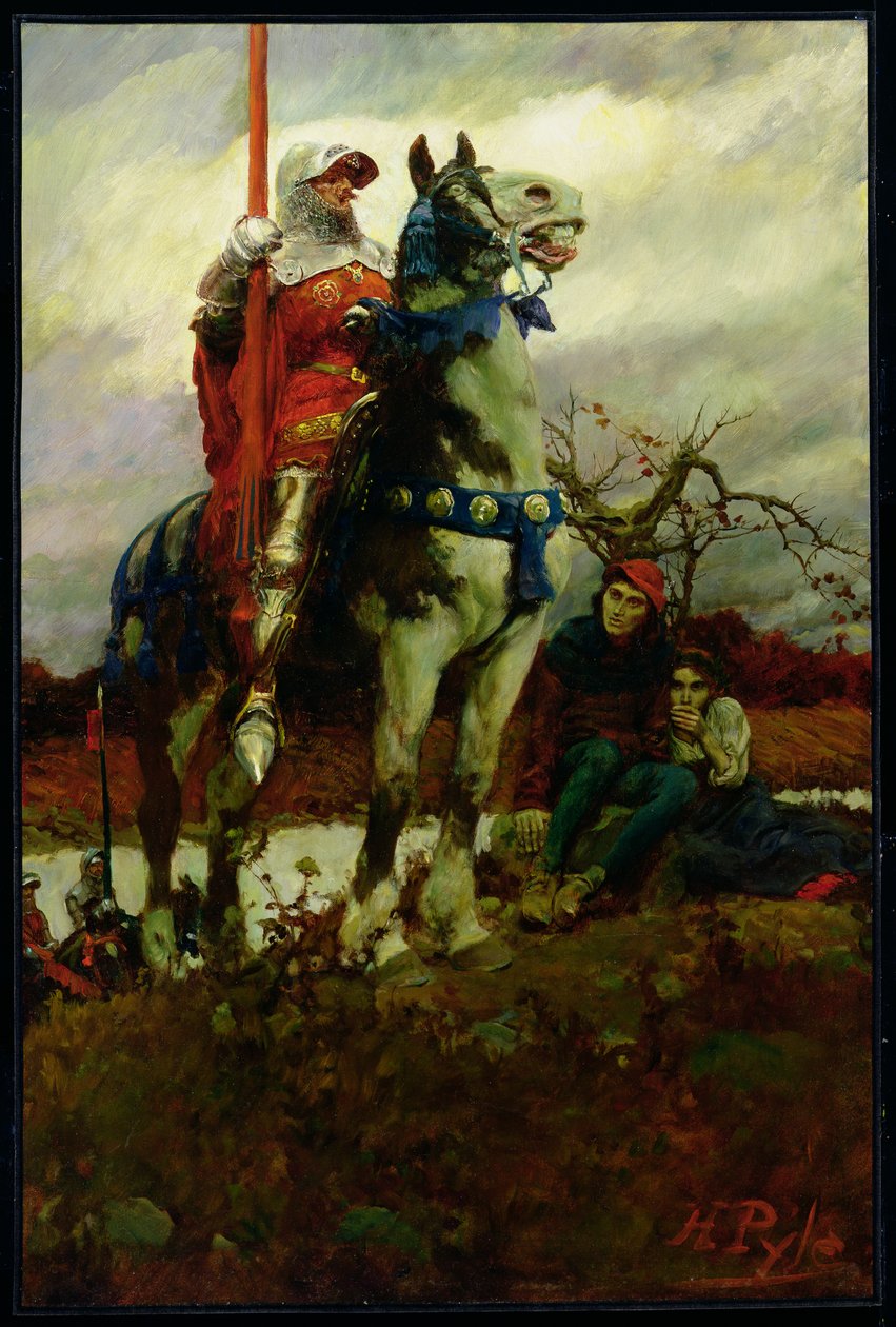 Nadejście Lancastera autorstwa Howard Pyle