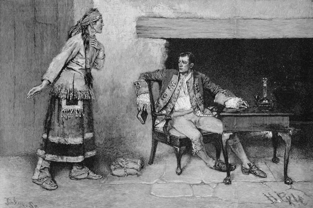 The Ojibway Maiden Dislosing Pontiac