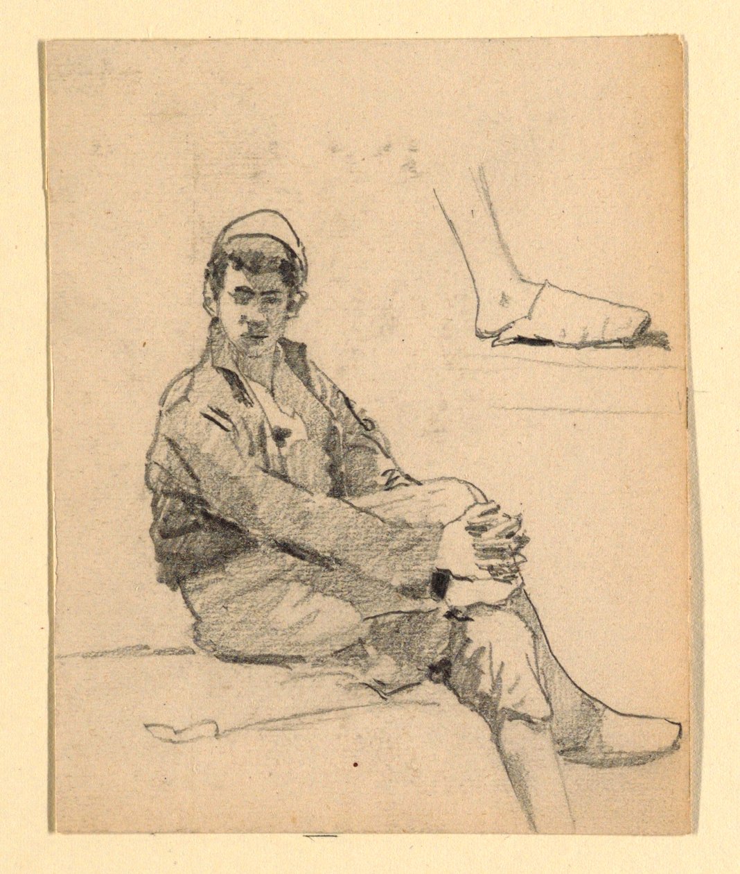 Awers: Siedzący młody Maur (?) autorstwa Howard Russell Butler
