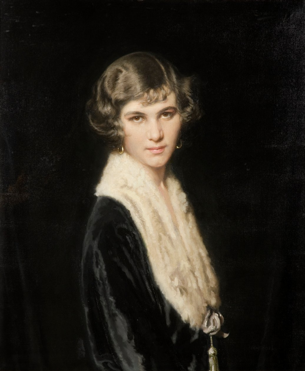 Portret Elizabeth Woodville (olej na płótnie) autorstwa Howard Somerville