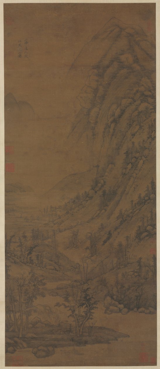 Summer Mountains po Dong Yuan [aktywny około 937-975], 1290-1354. autorstwa Huang Gongwang