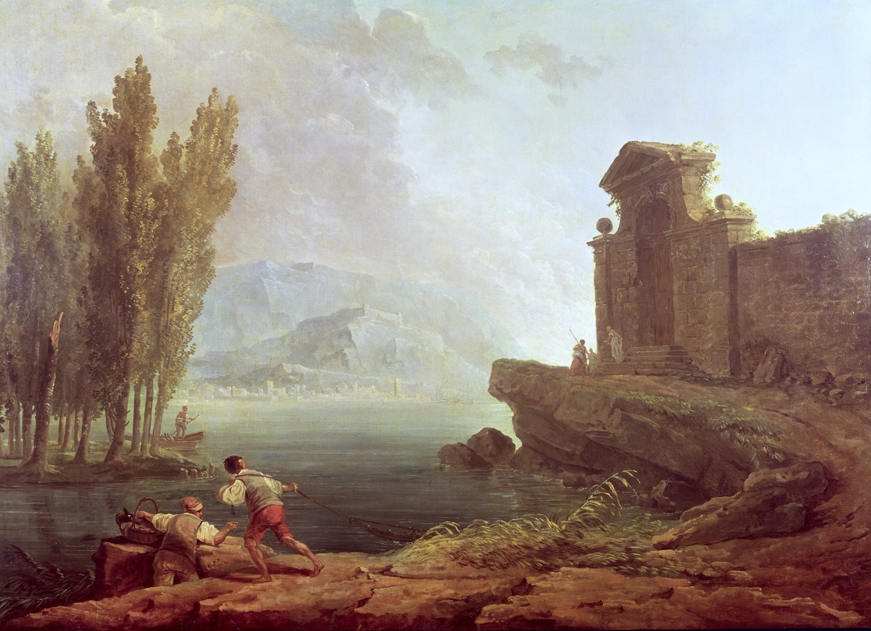 Krajobraz autorstwa Hubert Robert