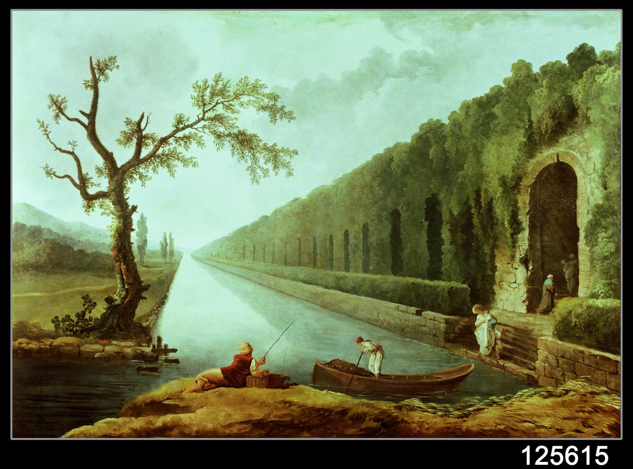 Kanał autorstwa Hubert Robert