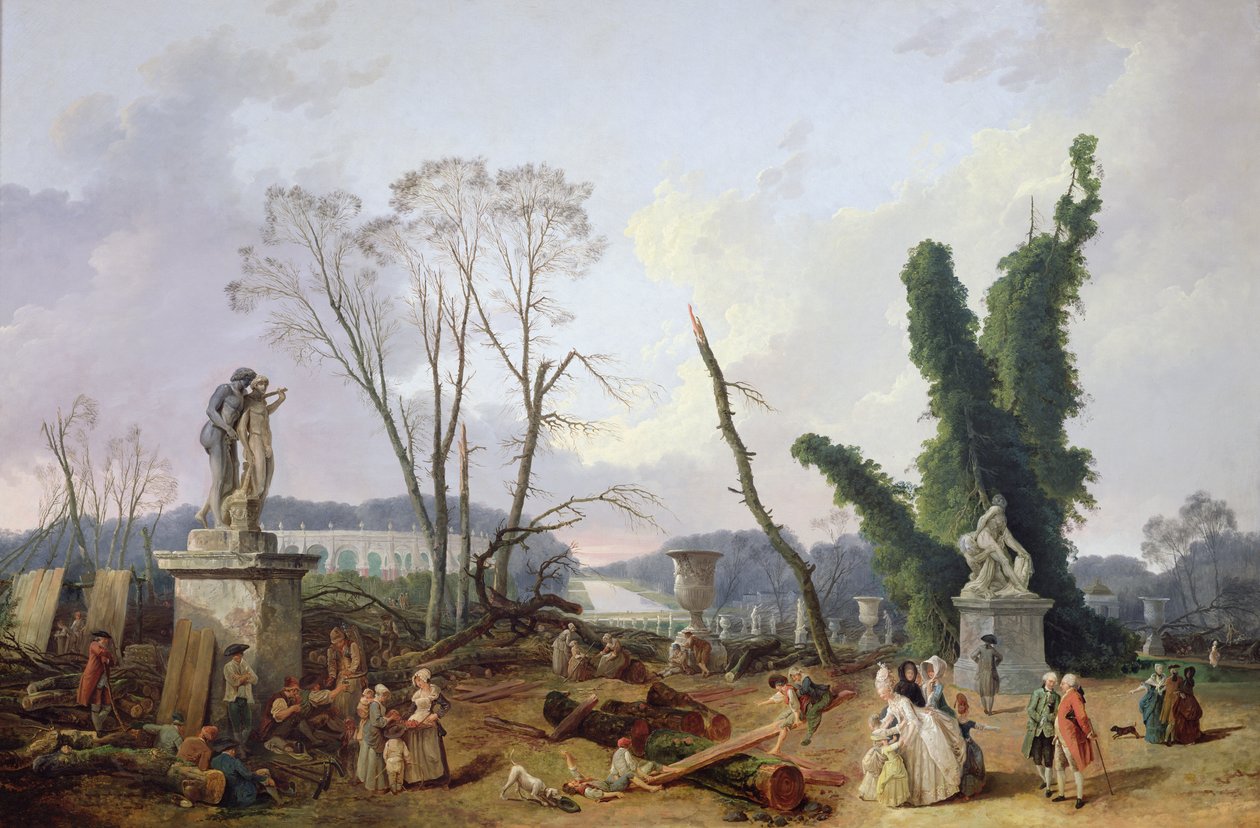 Ogrody wersalskie autorstwa Hubert Robert