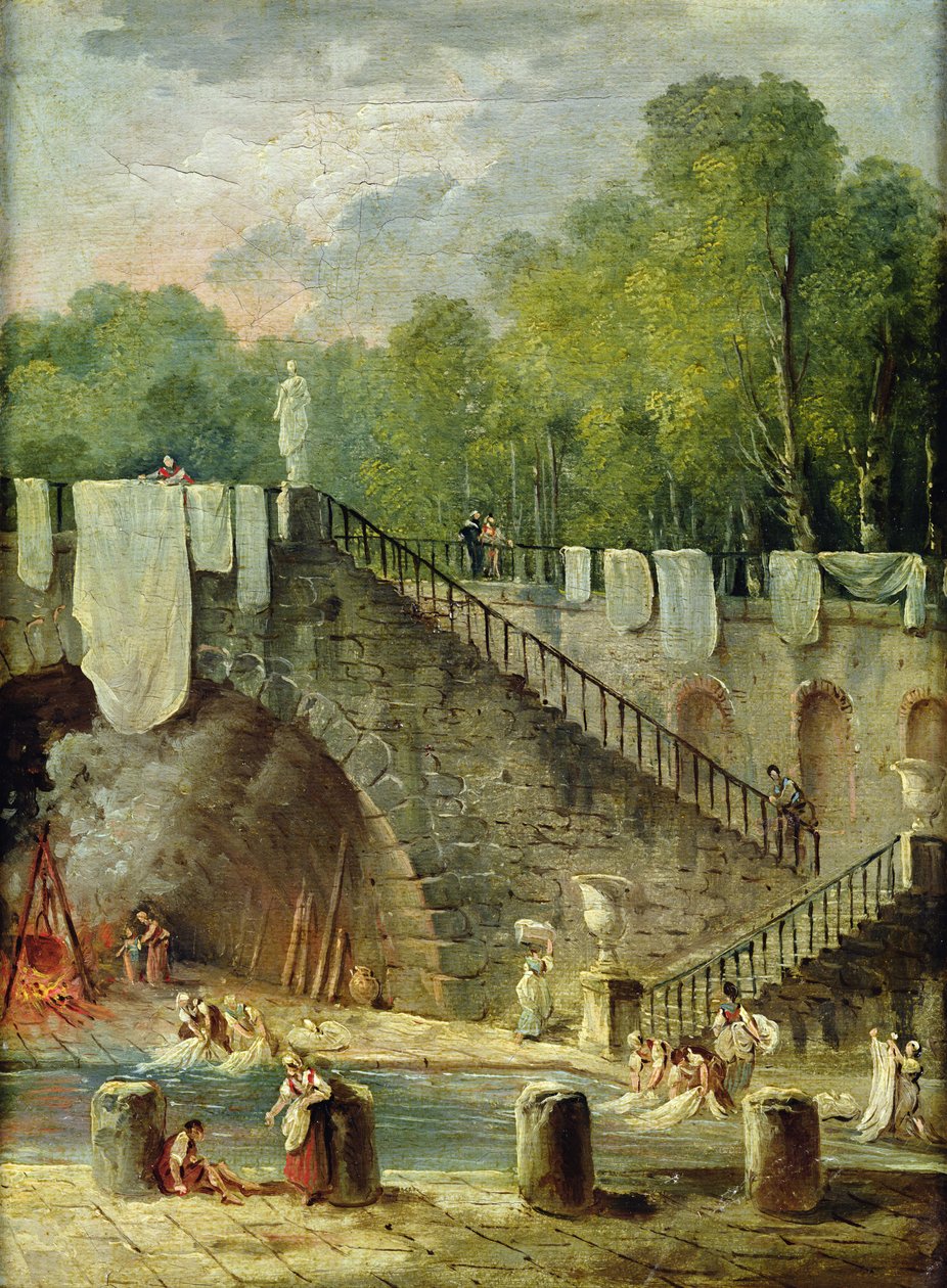 Praczki autorstwa Hubert Robert