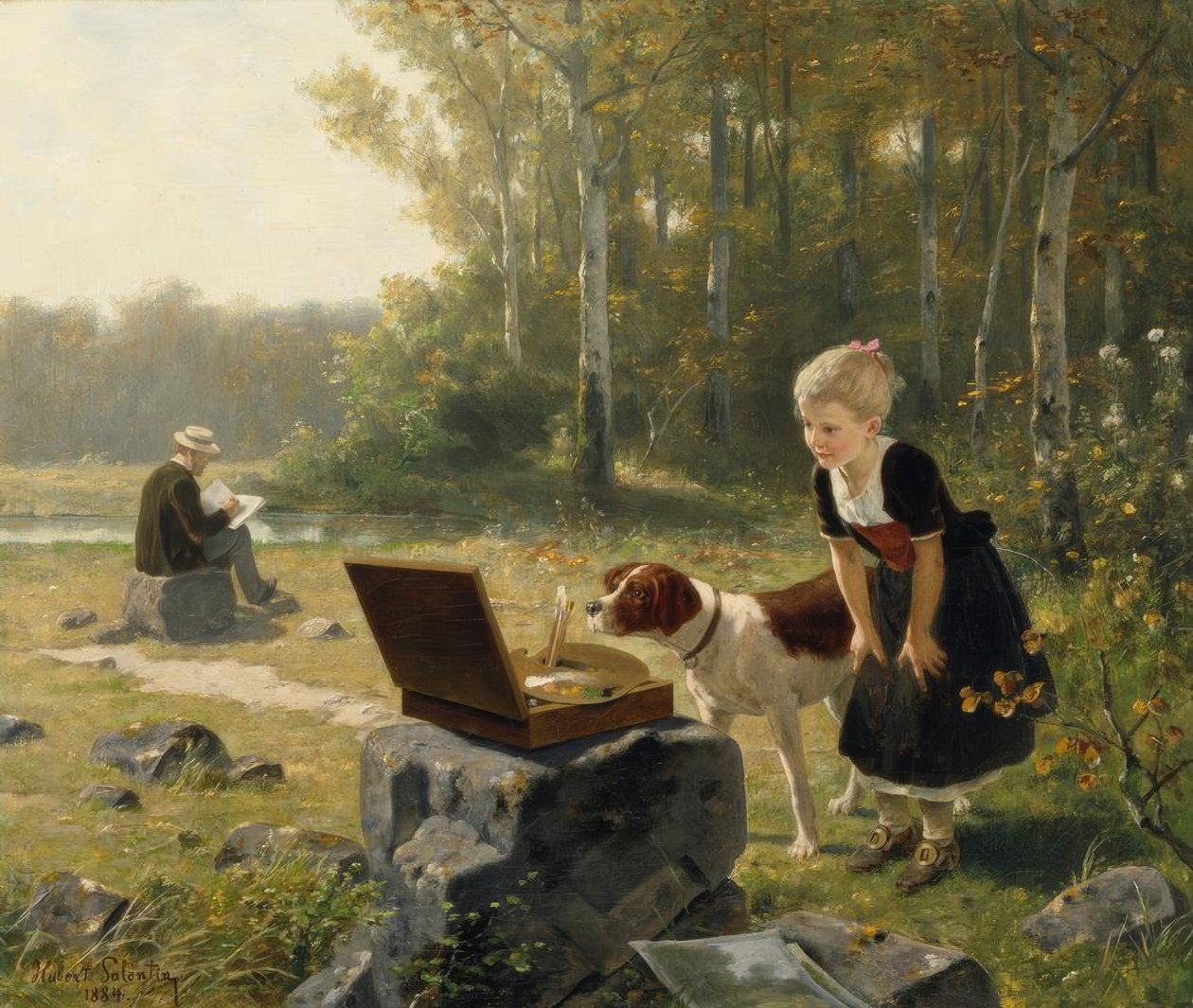 Miłośnicy sztuki autorstwa Hubert Salentin