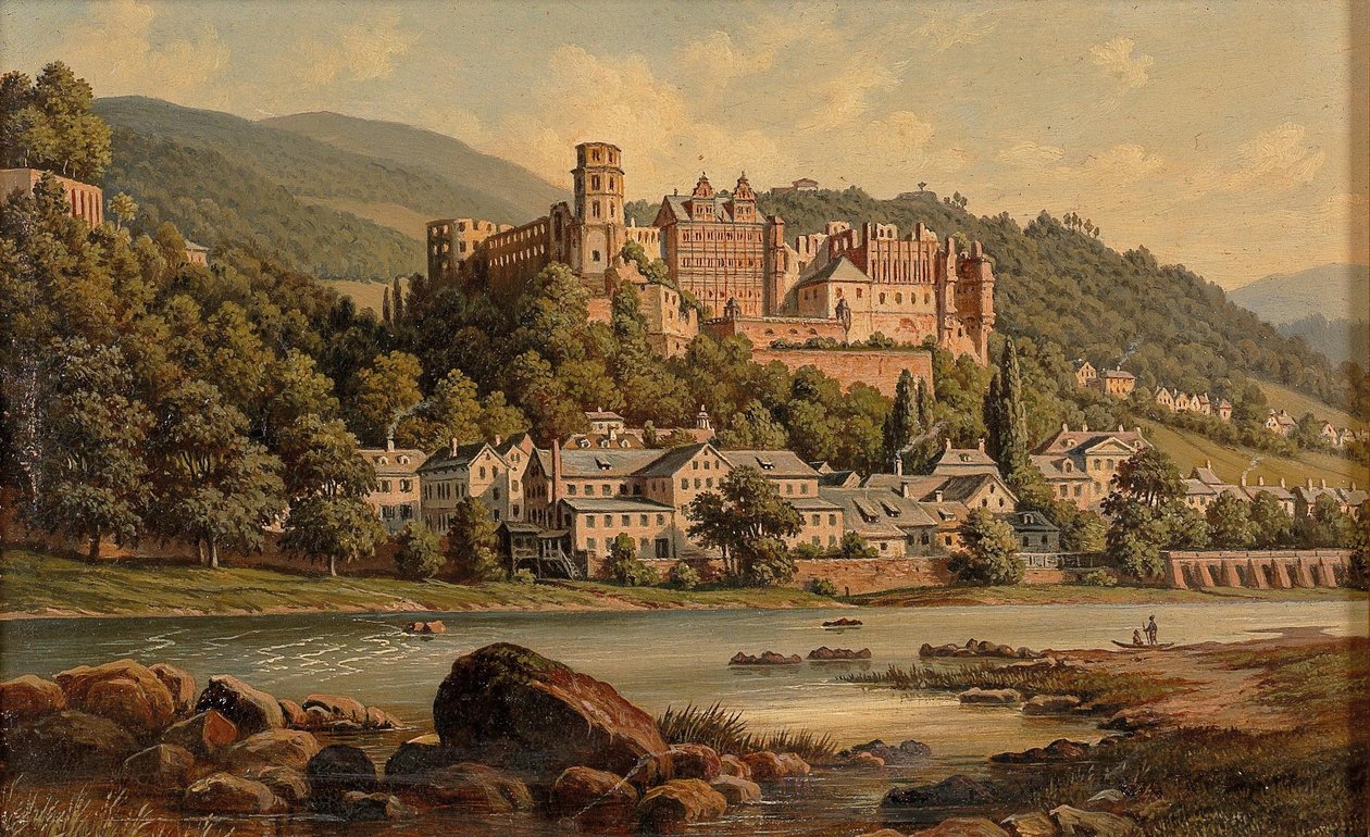 Widok na Heidelberg autorstwa Hubert Sattler