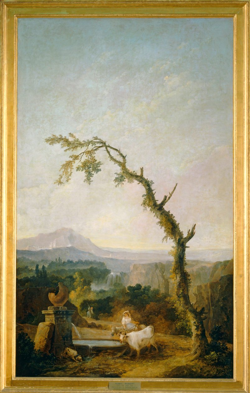 La Fontaine - Fontanna ... autorstwa Hubert (circle of) Robert