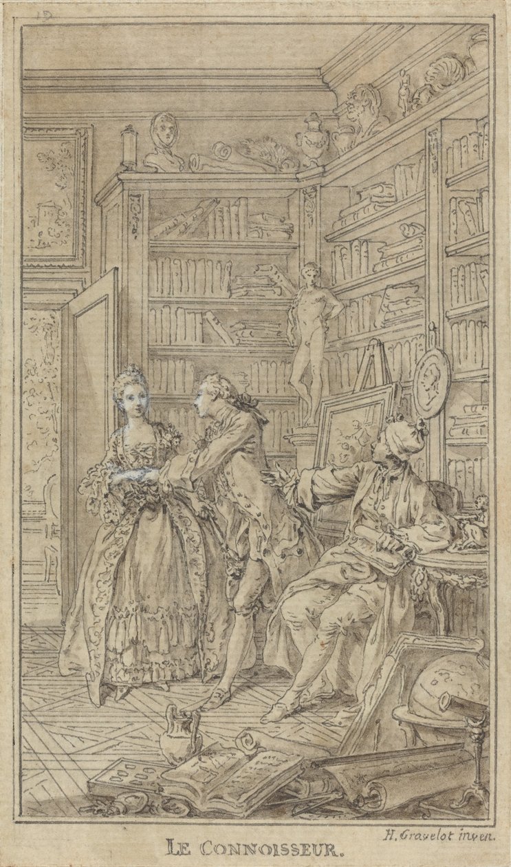 Koneser autorstwa Hubert Francois Gravelot