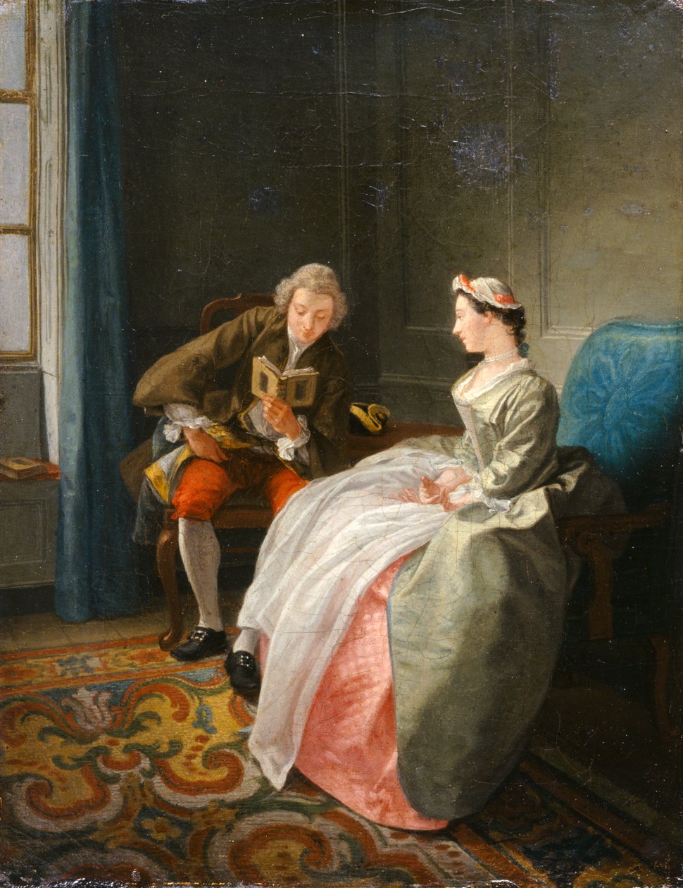 The Readerpolish autorstwa Hubert Francois Gravelot