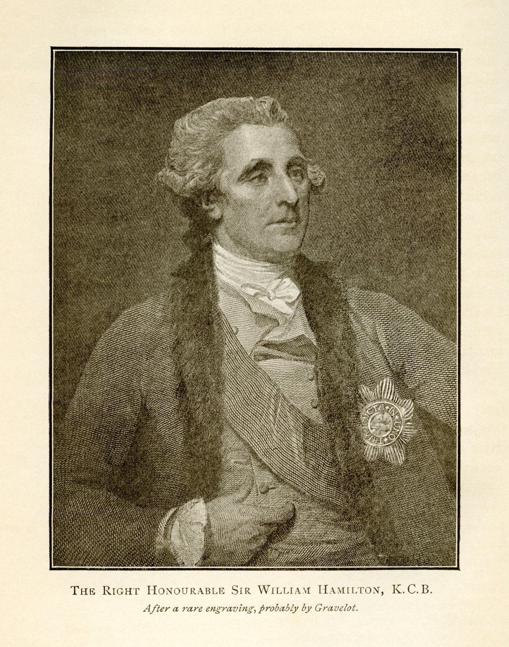 Sir William Hamilton autorstwa Hubert Francois Gravelot
