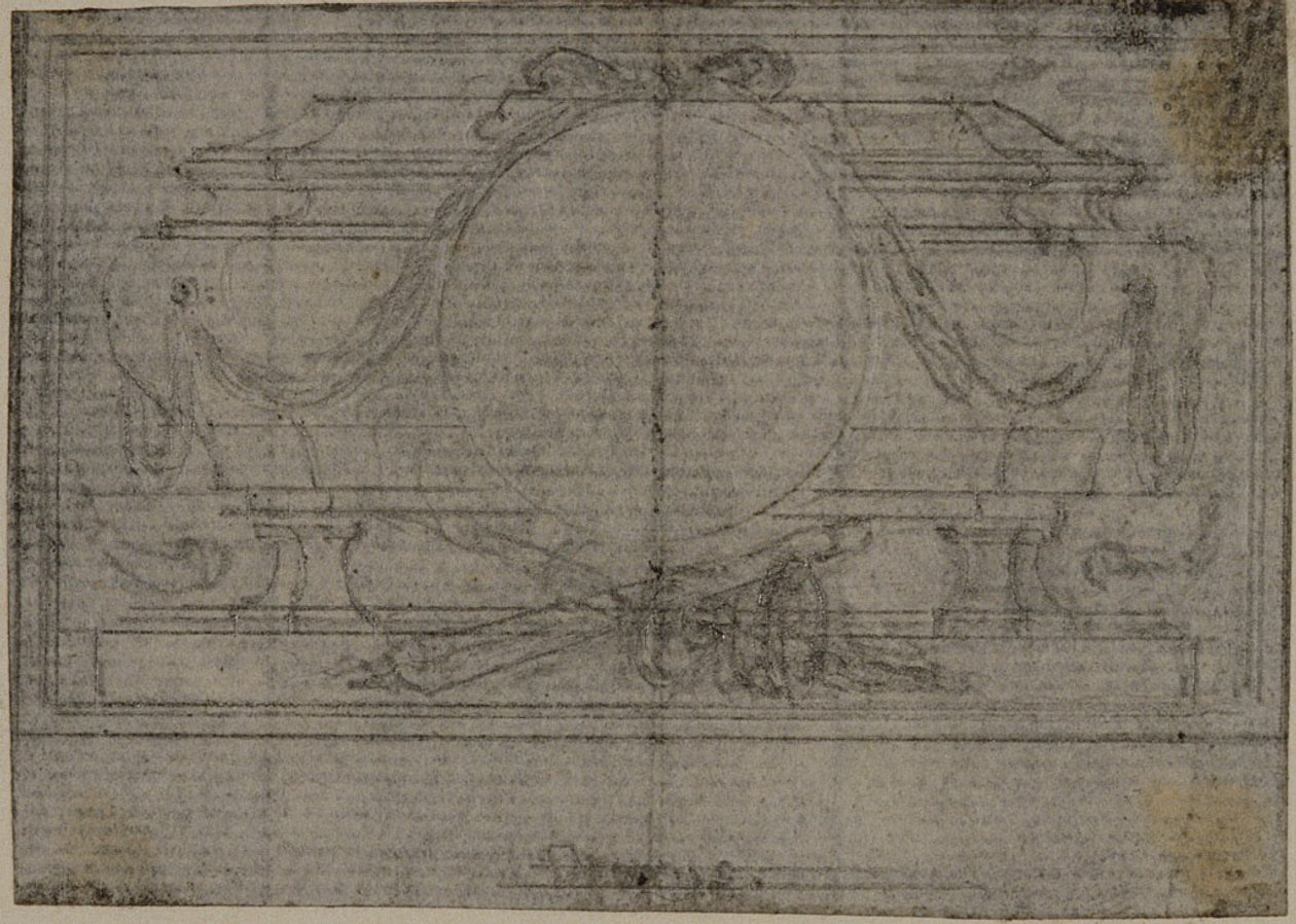 Studium do winiety En Tête w dziele Tacyta "Tiberius, or The Six First Books of Annals", Księga IV autorstwa Hubert Francois Gravelot