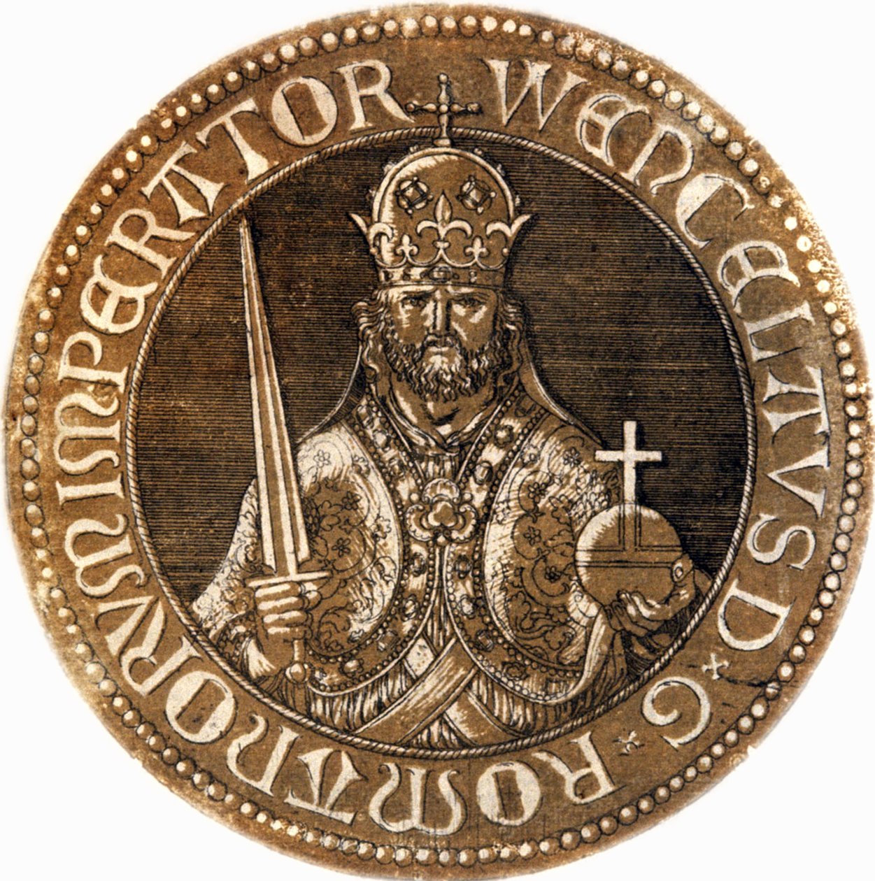 Święty Wacław I Czech autorstwa Hubert Goltzius