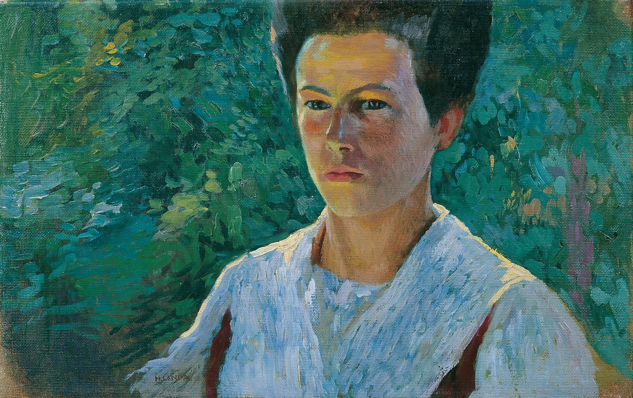 portret dziewczyny autorstwa Hubert Landa