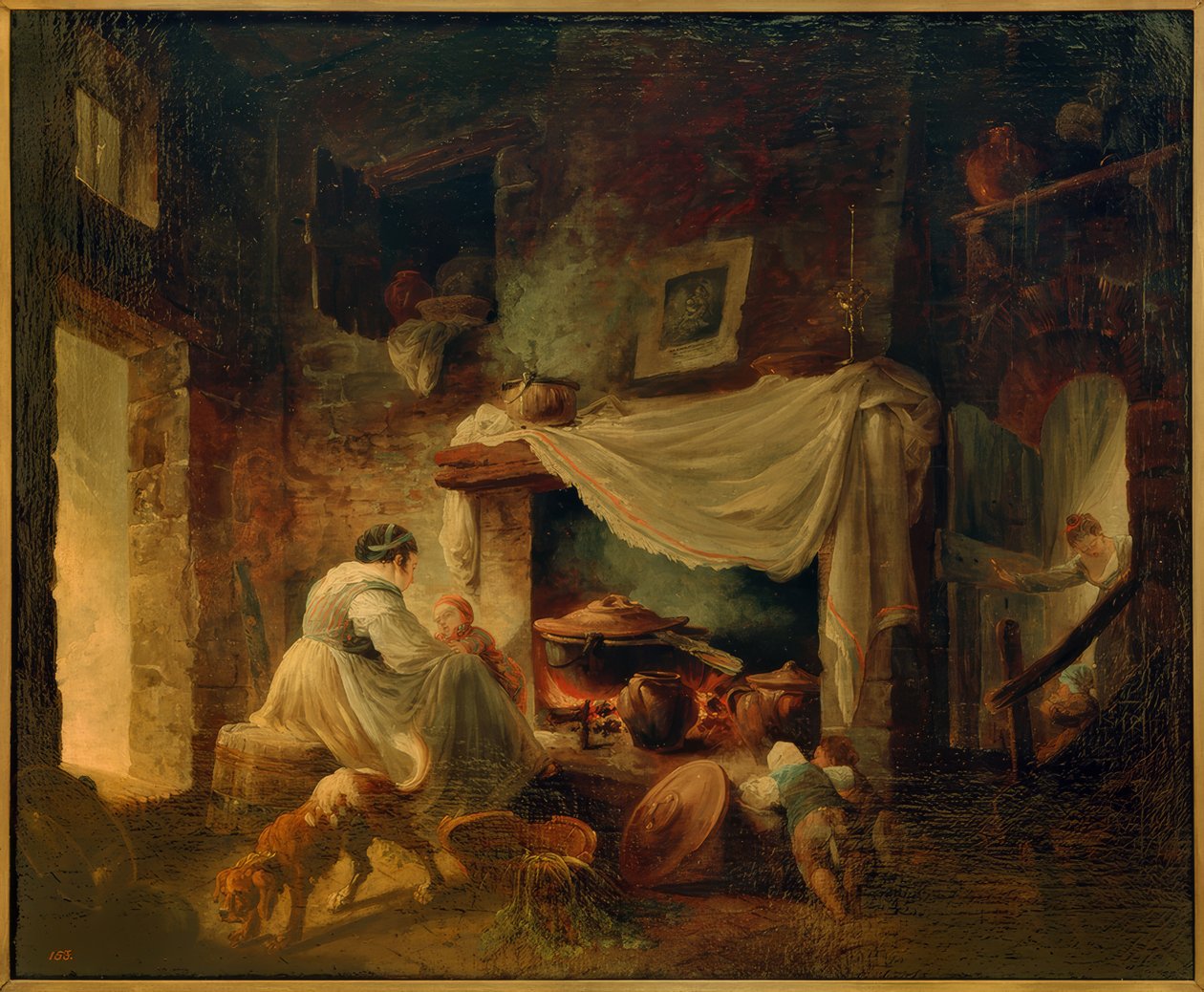 włoskie jedzenie autorstwa Hubert Robert