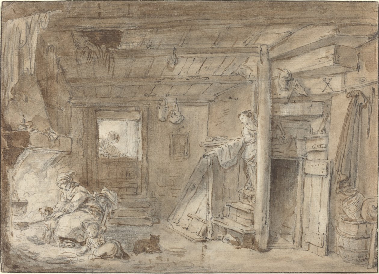 Interior of a Farmhouse with Figures   1222733   pl       polish Successfully Translated  Original: Add MS 41623 A herbal, Belluno (ink & colour on vellum) Translat: Add MS 41623 