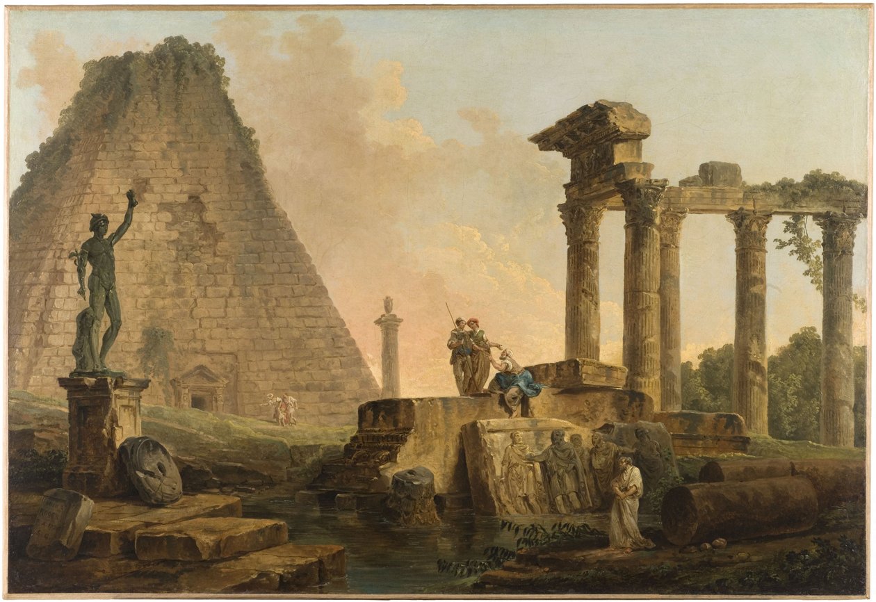 Rzymskie ruiny autorstwa Hubert Robert