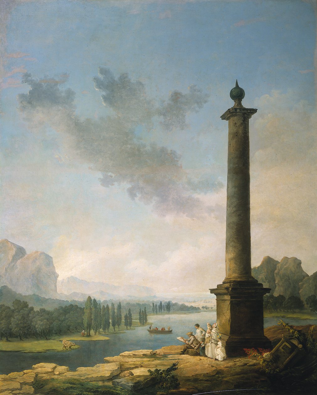 Kolumna autorstwa Hubert Robert