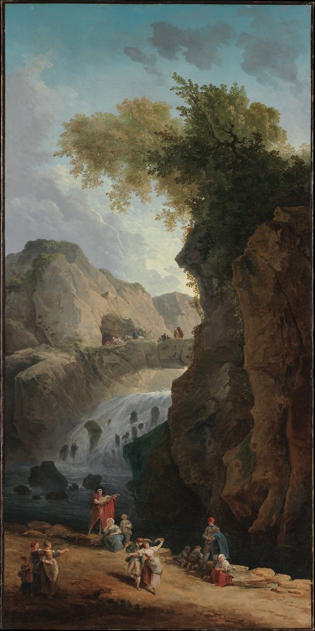 Taniec autorstwa Hubert Robert