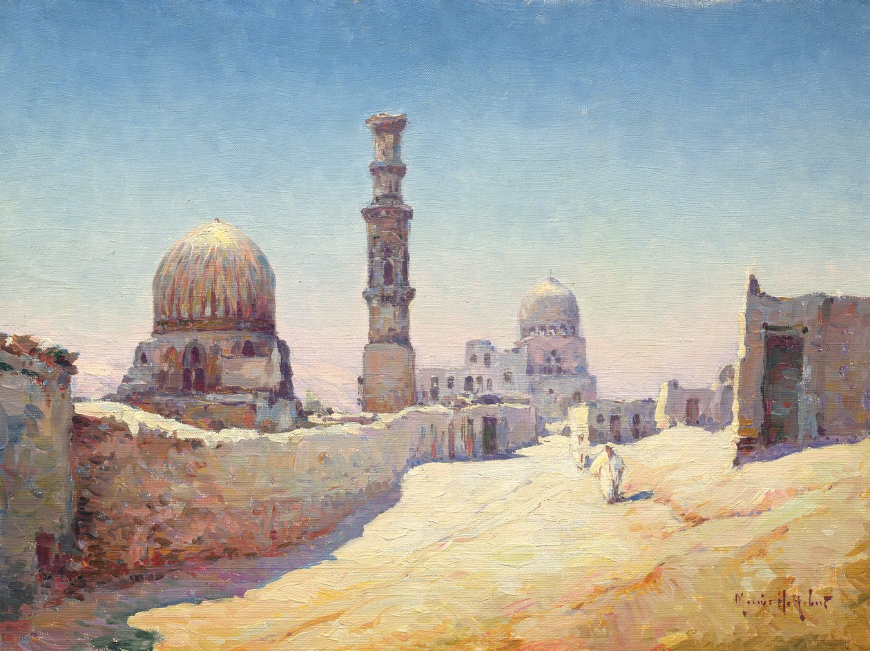 Wejście do grobowców kalifów, Kair autorstwa Hubert Robert