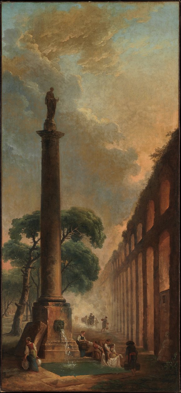 Fontanna autorstwa Hubert Robert