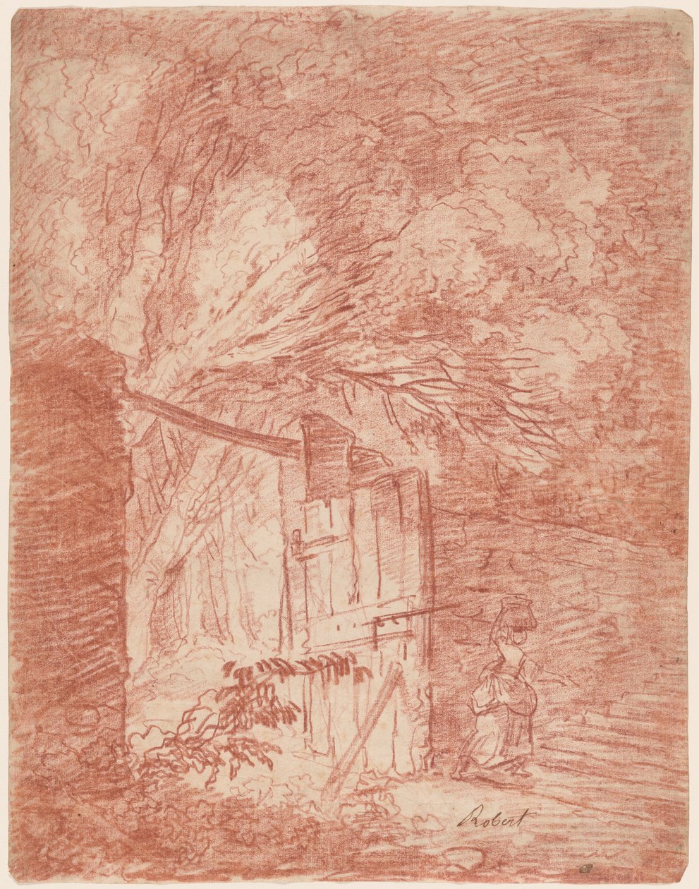 Brama Ogrodowa autorstwa Hubert Robert