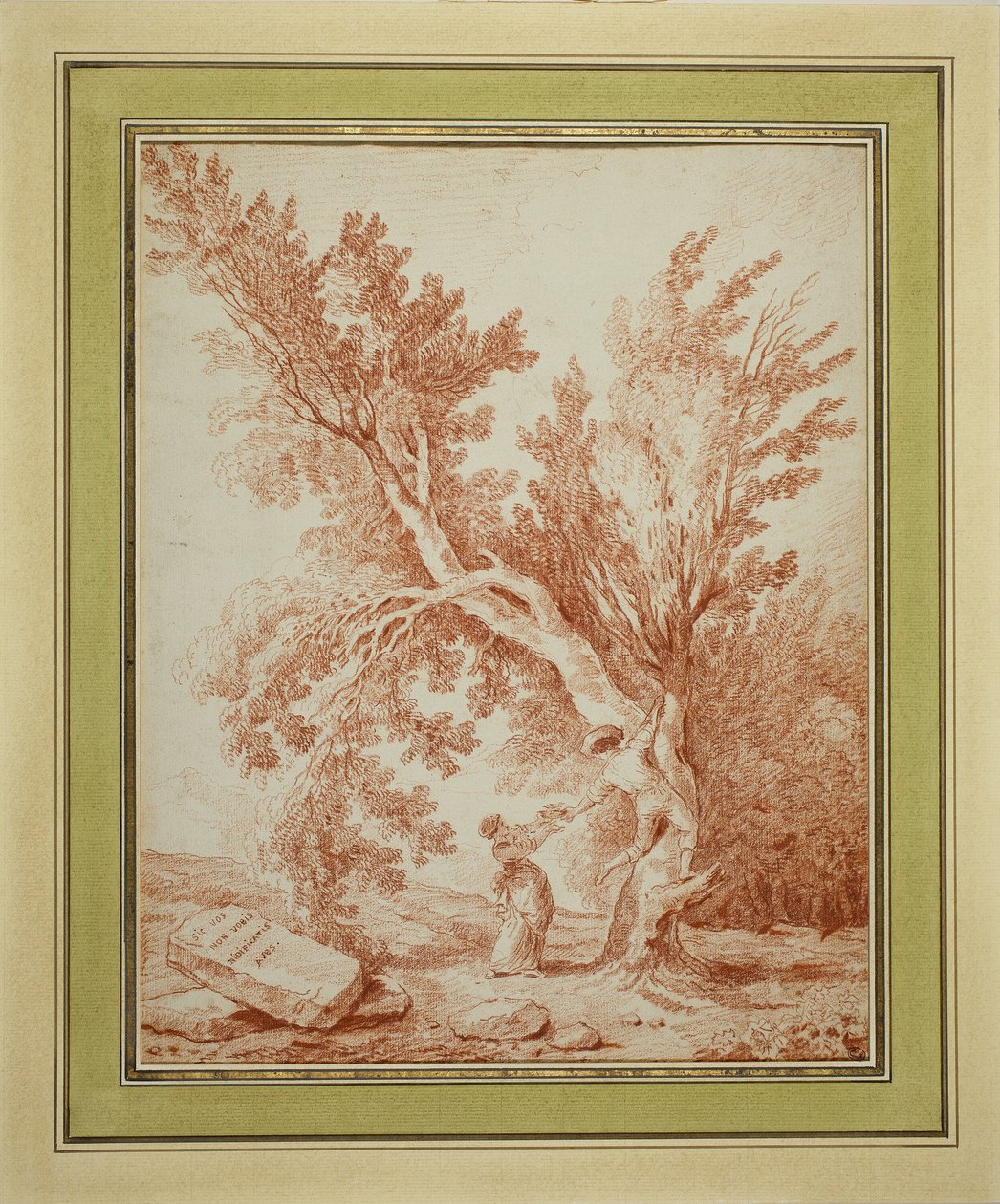 Złodziej gniazda autorstwa Hubert Robert