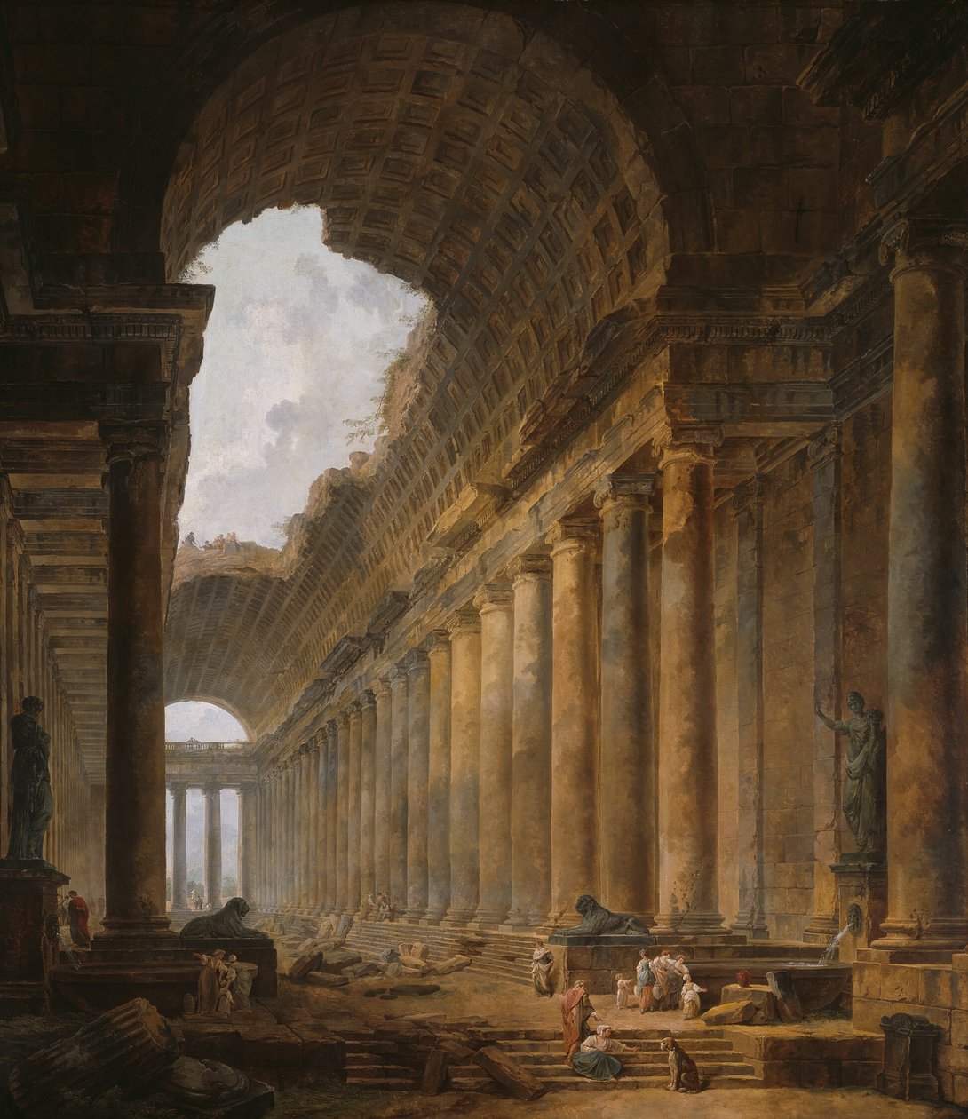 Stara Świątynia autorstwa Hubert Robert